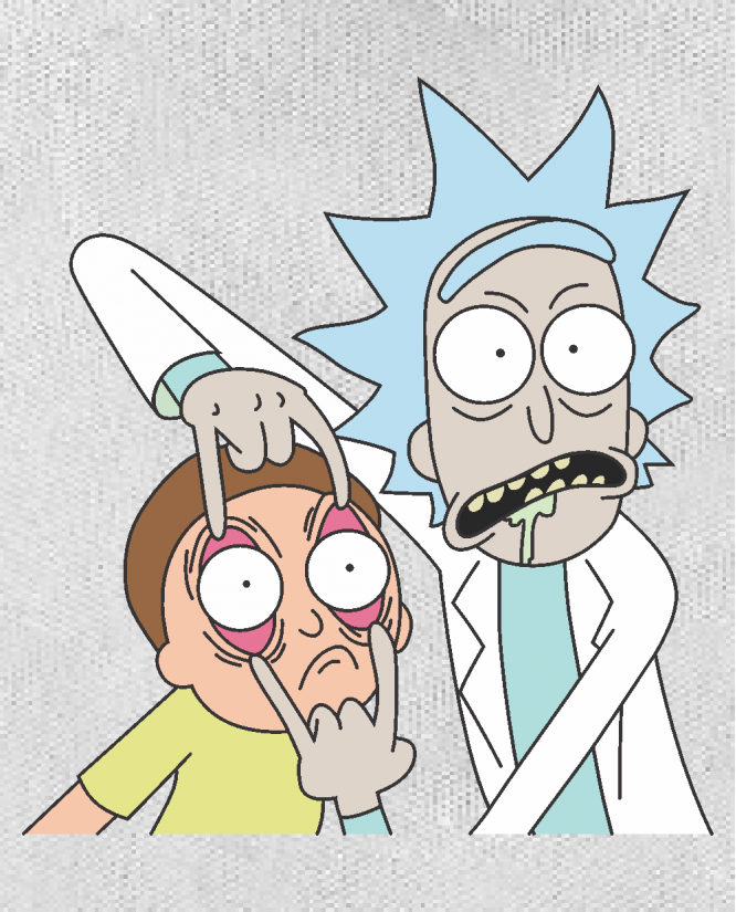 Kepurė Rick and Morty rock